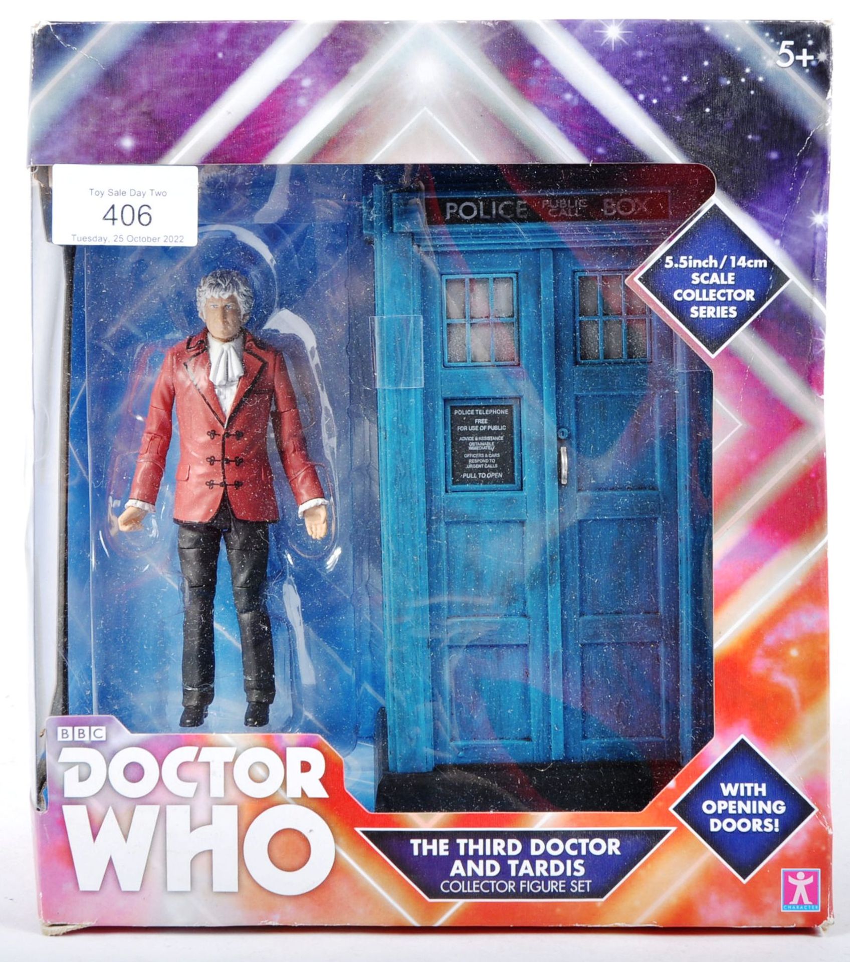 DOCTOR WHO - CHARACTER OPTIONS - THIRD DOCTOR TARDIS SET
