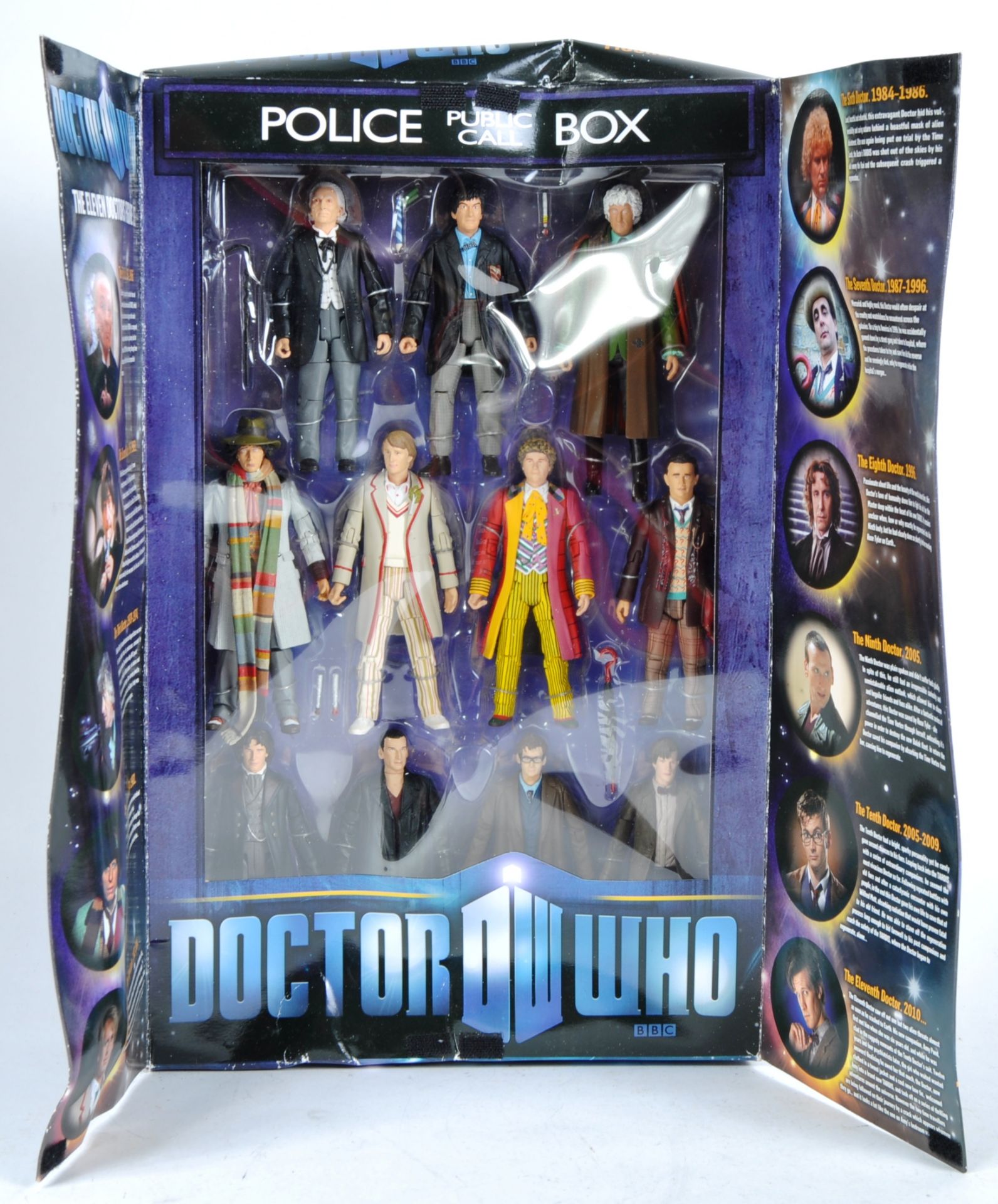 DOCTOR WHO - CHARACTER OPTIONS - ELEVEN DOCTOR FIGURE SET