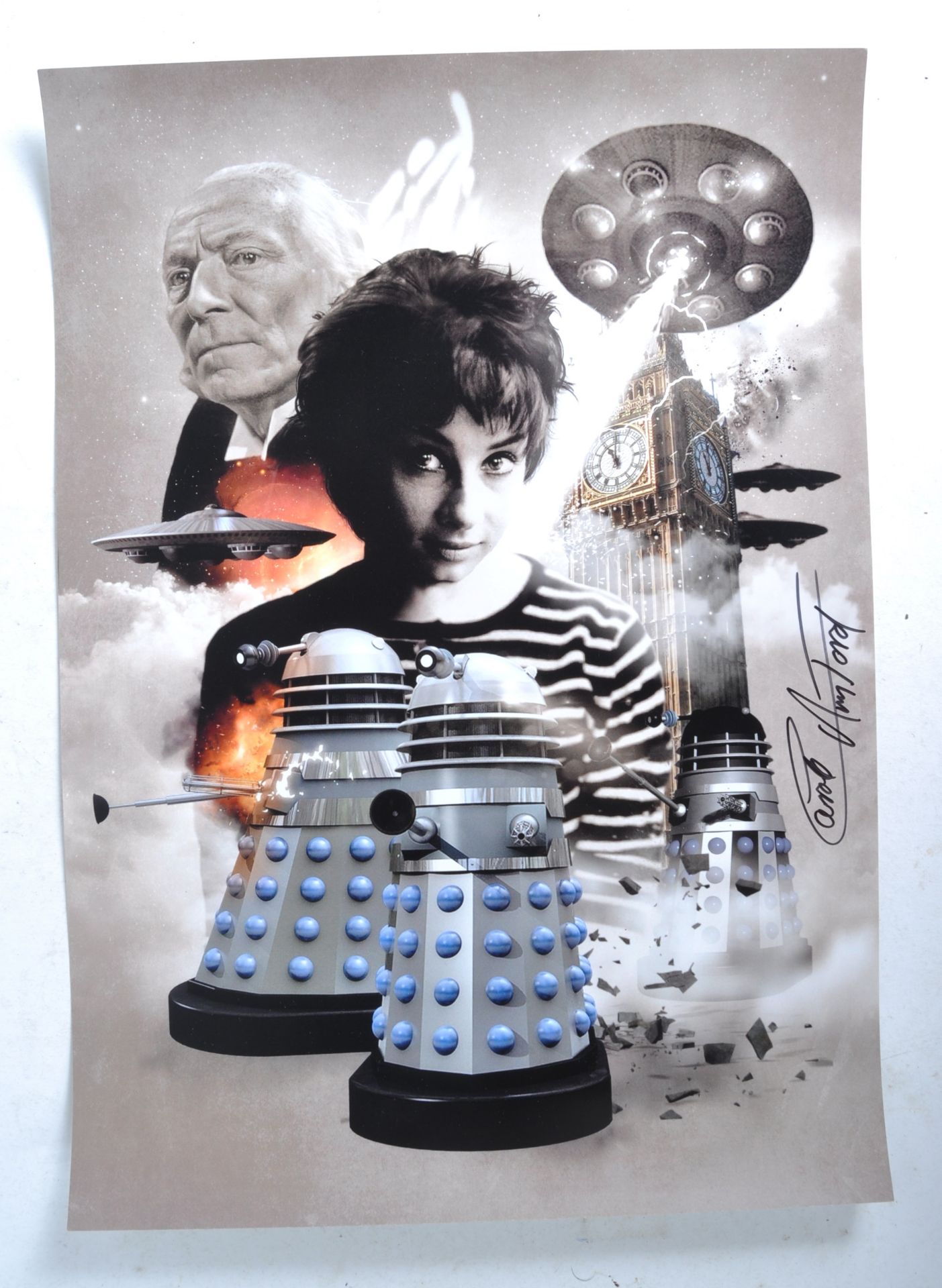 DOCTOR WHO - CAROLE ANN FORD (SUSAN) - AUTOGRAPHED POSTER - Bild 3 aus 3