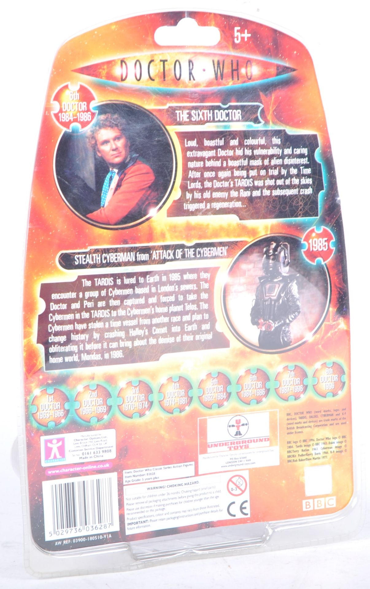 DOCTOR WHO - CHARACTER - COLIN BAKER SIGNED ACTION FIGURE - Image 3 of 3