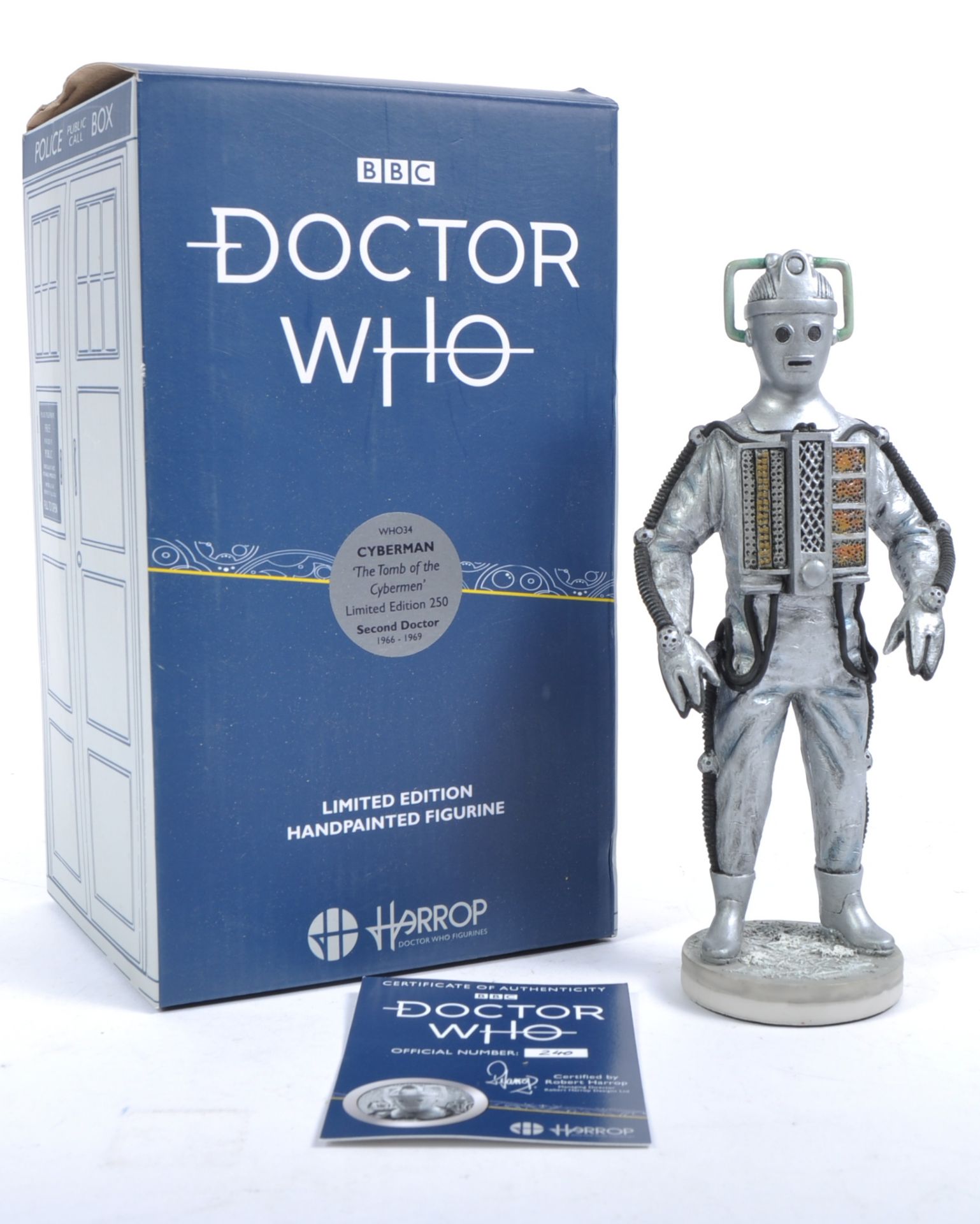 DOCTOR WHO - ROBERT HARROP - LTD ED HAND PAINTED FIGURINE