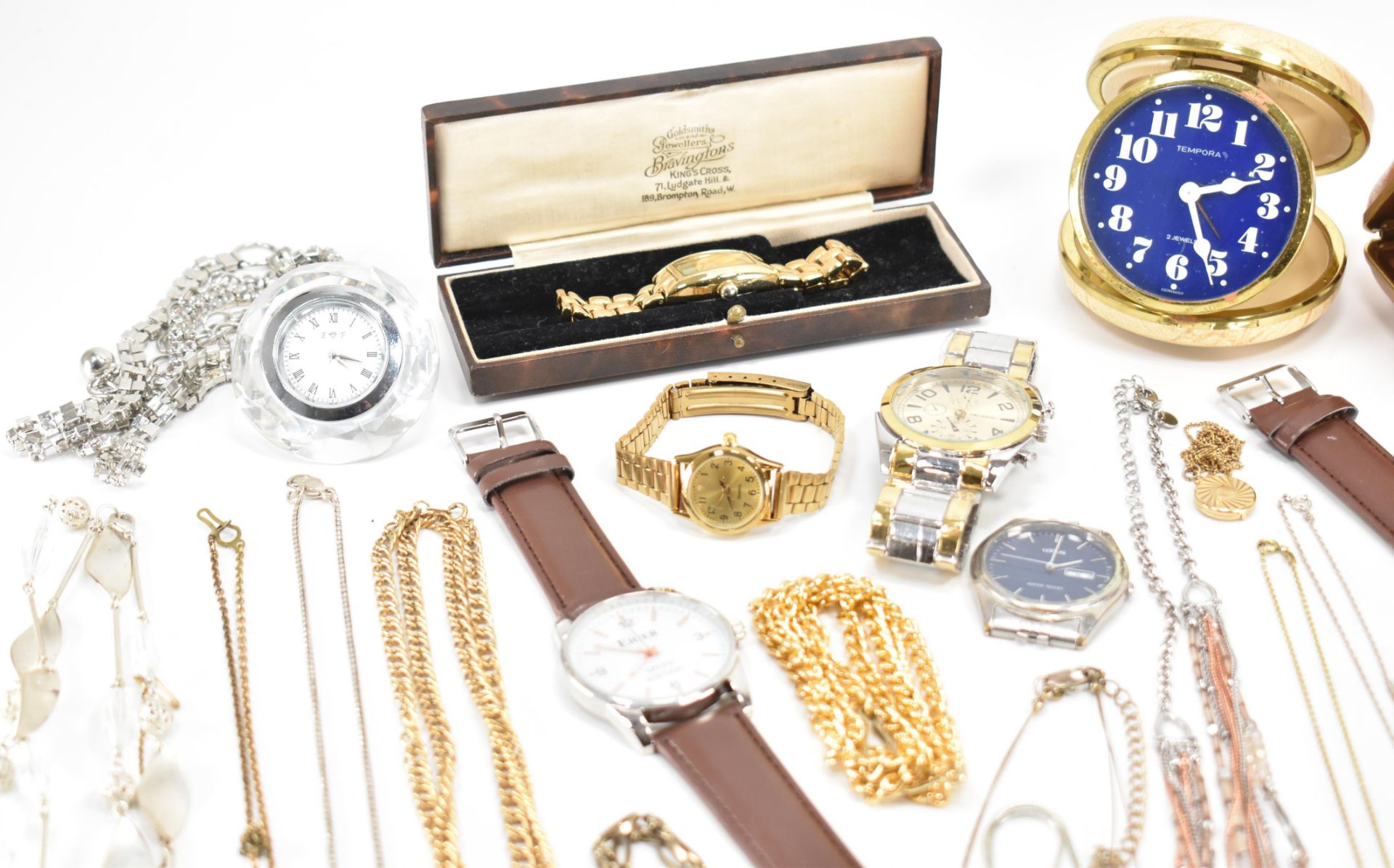 COLLECTION OF VINTAGE COSTUME JEWELLERY & WATCHES - Image 2 of 5