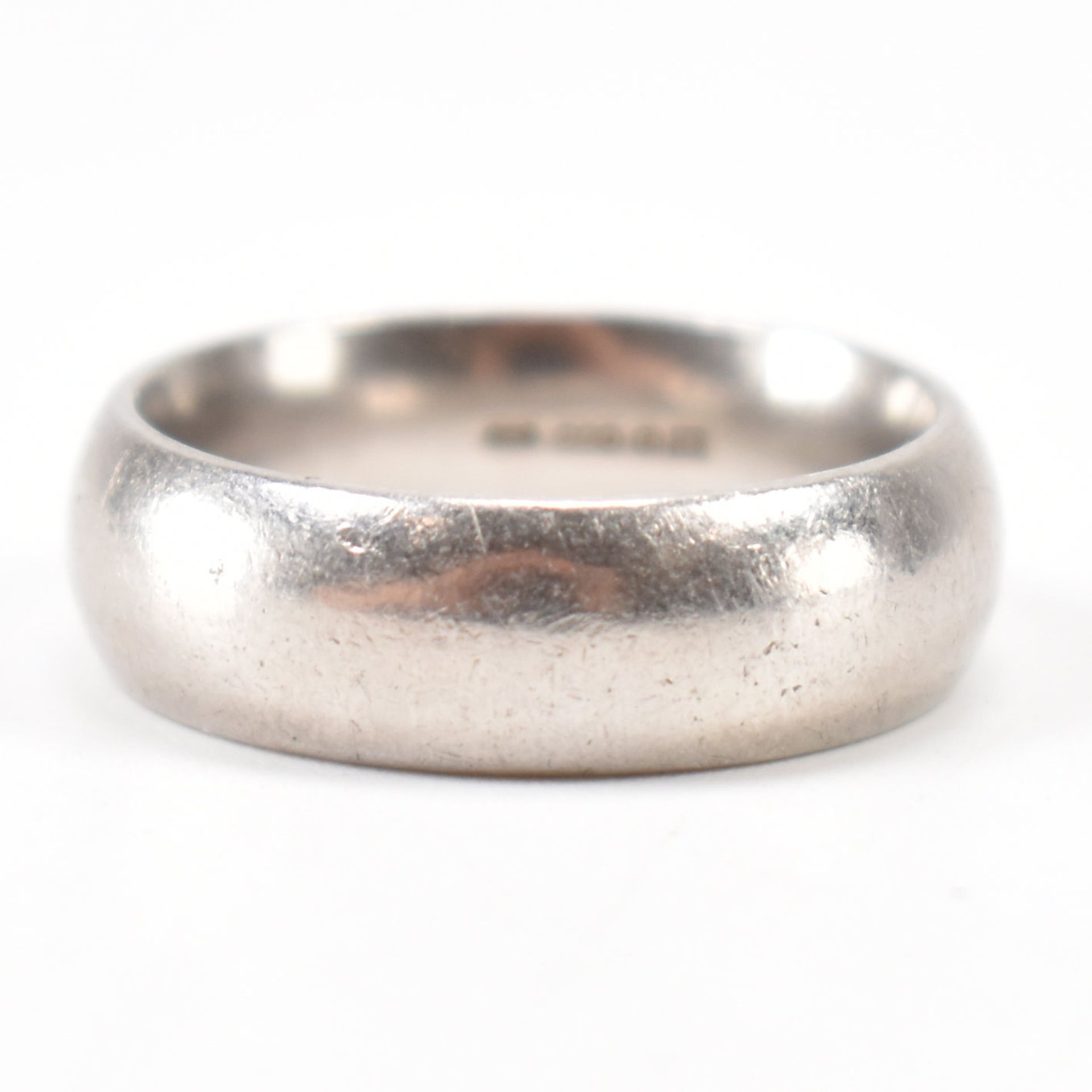 HALLMARKED 950 PALLADIUM BAND RING