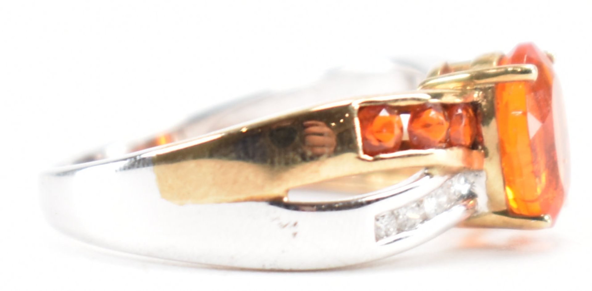 HALLMARKED 9CT GOLD FIRE OPAL RING - Image 5 of 9