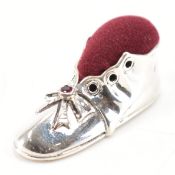 925 STERLING SILVER BOOT PIN CUSHION