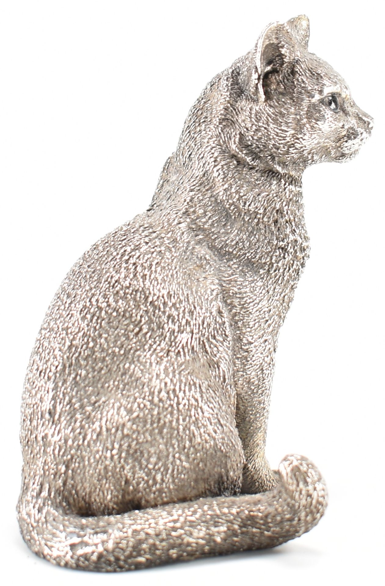 HALLMARKED SILVER COUNTRY ARTISTS CAT FIGURINE - Image 2 of 5