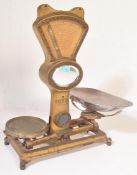 POOLEY & SONS - LARGE SET OF MID CENTURY SCALES