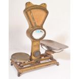 POOLEY & SONS - LARGE SET OF MID CENTURY SCALES