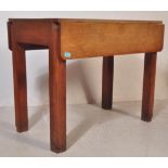 FRENCH PROVINCIAL DROP LEAF SOLID OAK DINING TABLE