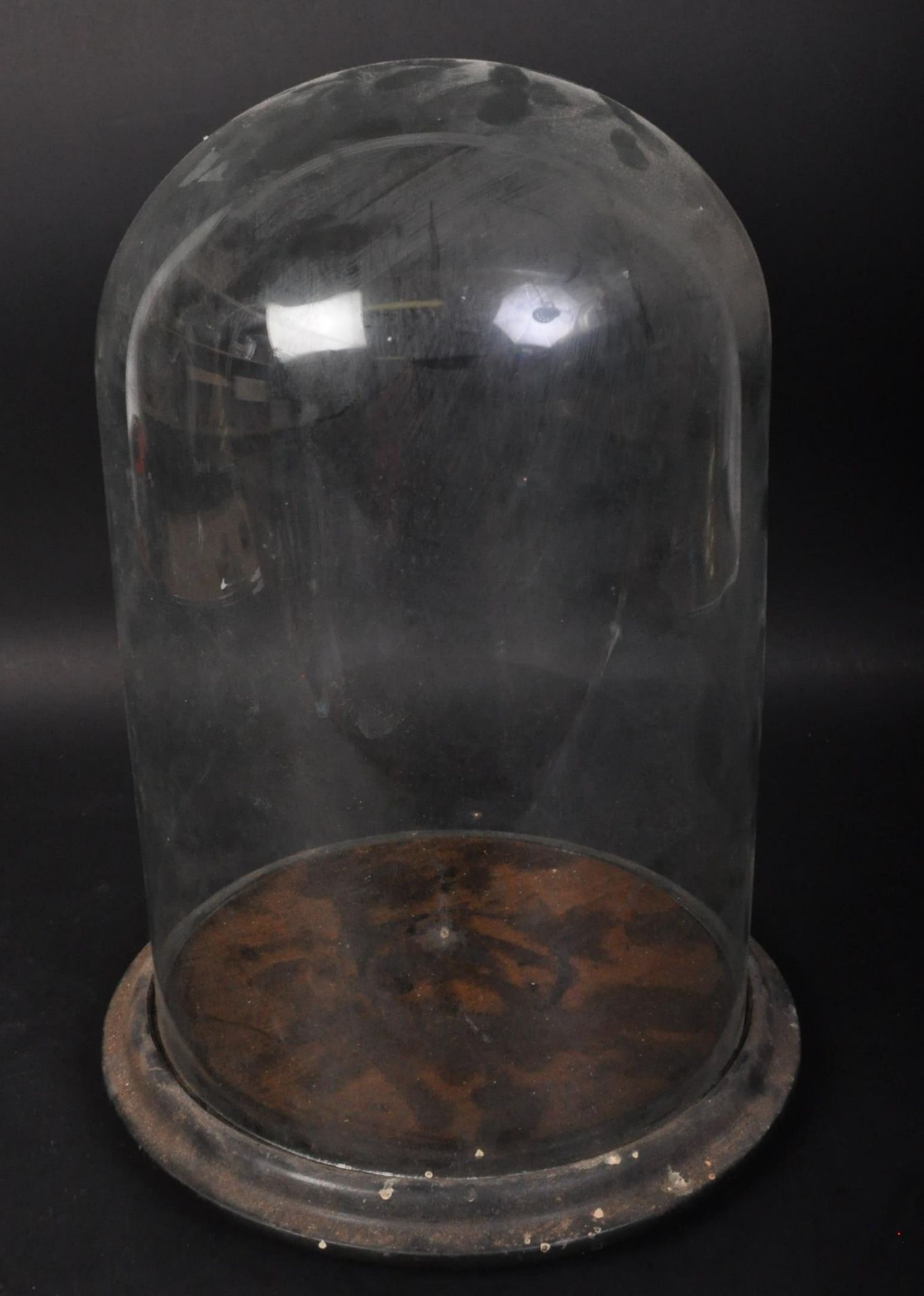 19TH CENTURY VICTORIAN GLASS DISPLAY DOME