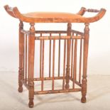 EDWARDIAN MAHOGANY AESTHETIC MOVEMENT PIANO STOOL