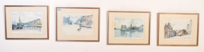 FOUR LIMITED EDITON SIGNED LOUIS WARD PASTEL PAINTING PRINTS