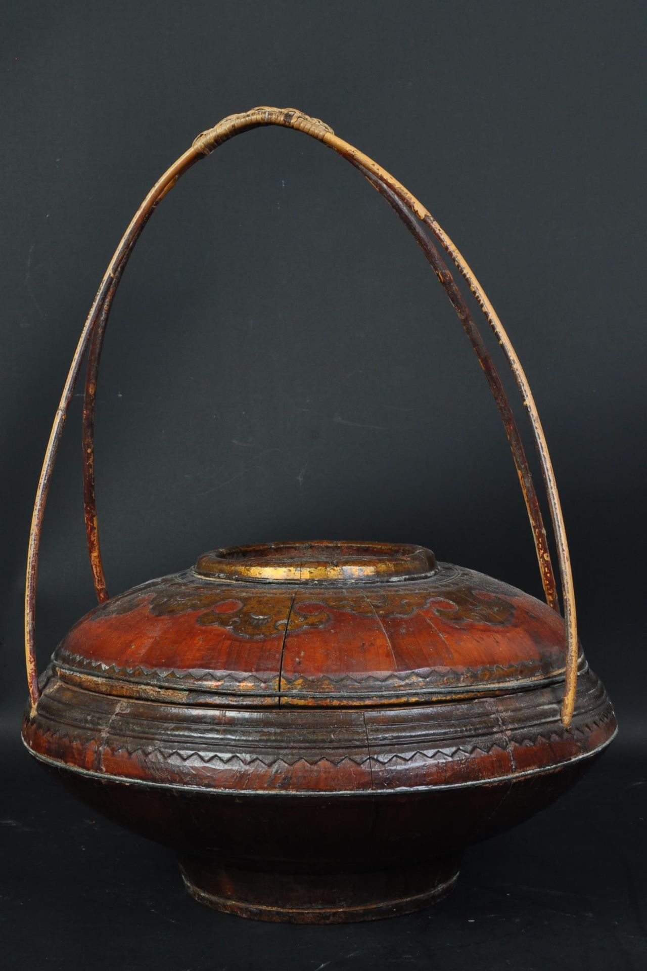 20TH CENTURY ASIAN CHINESE FOOD CONTAINER CARRIER