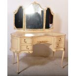 LOUIS XV STYLE PAINTED DRESSING TABLE