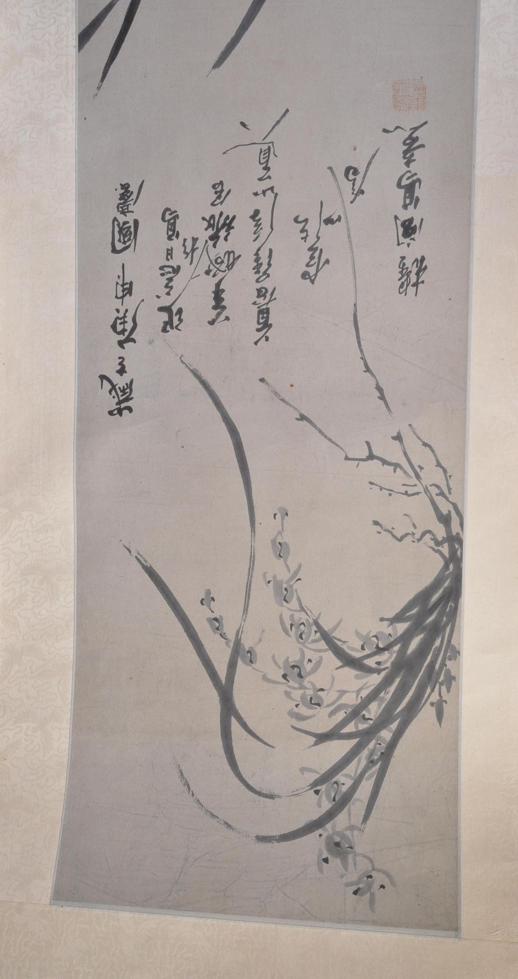 COLLECTION OF FOUR ASIAN JAPANESE SCROLL ARTWORK - Image 5 of 5