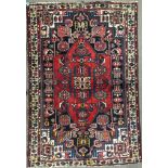 20TH CENTURY PERSIAN ISLAMIC BAKHTAR RUNNER RUG