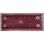 EARLY 20TH CENTURY VERAMIN RUNNER CARPET RUG