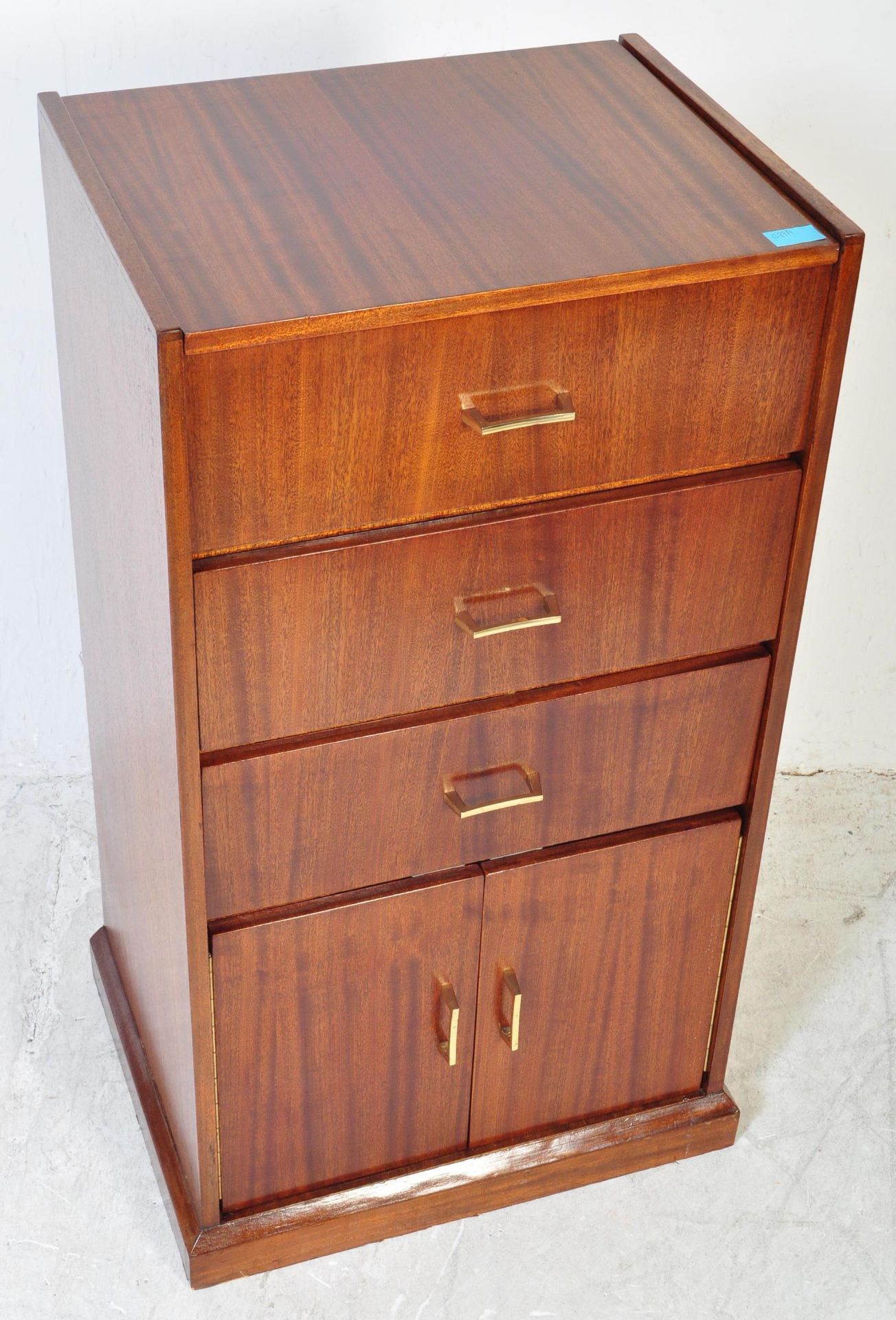 VINTAGE 20TH CENTURY WALNUT MUSIC CABINET - Image 2 of 7