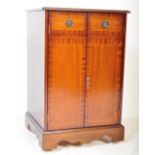 REGENCY REVIVIAL MAHOGANY VENEER MUSIC CABINET