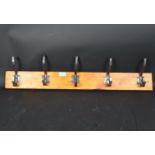 20TH CENTURY PINE COAT RACK