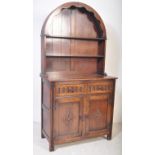 WOOD BROS OLD CHARM TYPE OAK DOME TOP DRESSER