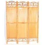 VINTAGE 1970S BAMBOO FOLDING DRESSING SCREEN