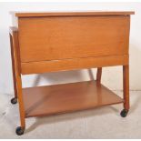 BRITISH MODERN DESIGN - MID CENTURY TEAK ARNOLD SEWING BOX