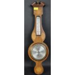 20TH CENTURY INLAID BANJO BAROMETER