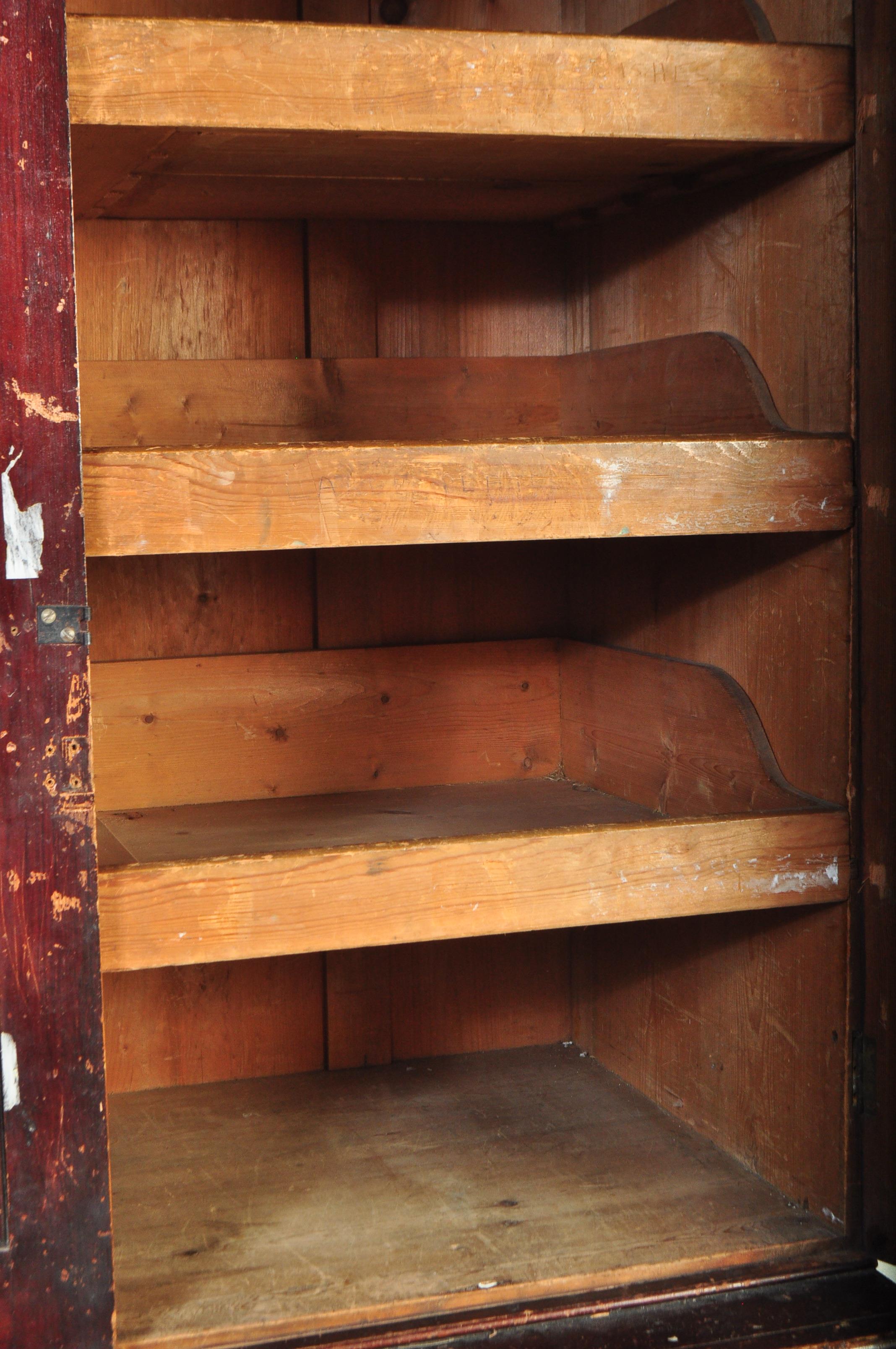 LARGE 19TH CENTURY VICTORIAN CHURCH VESTRY CUPBOARD - Image 2 of 5
