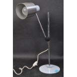 MID CENTURY ITALIAN ANGLEPOISE CHROME AND METAL SPOT LAMP