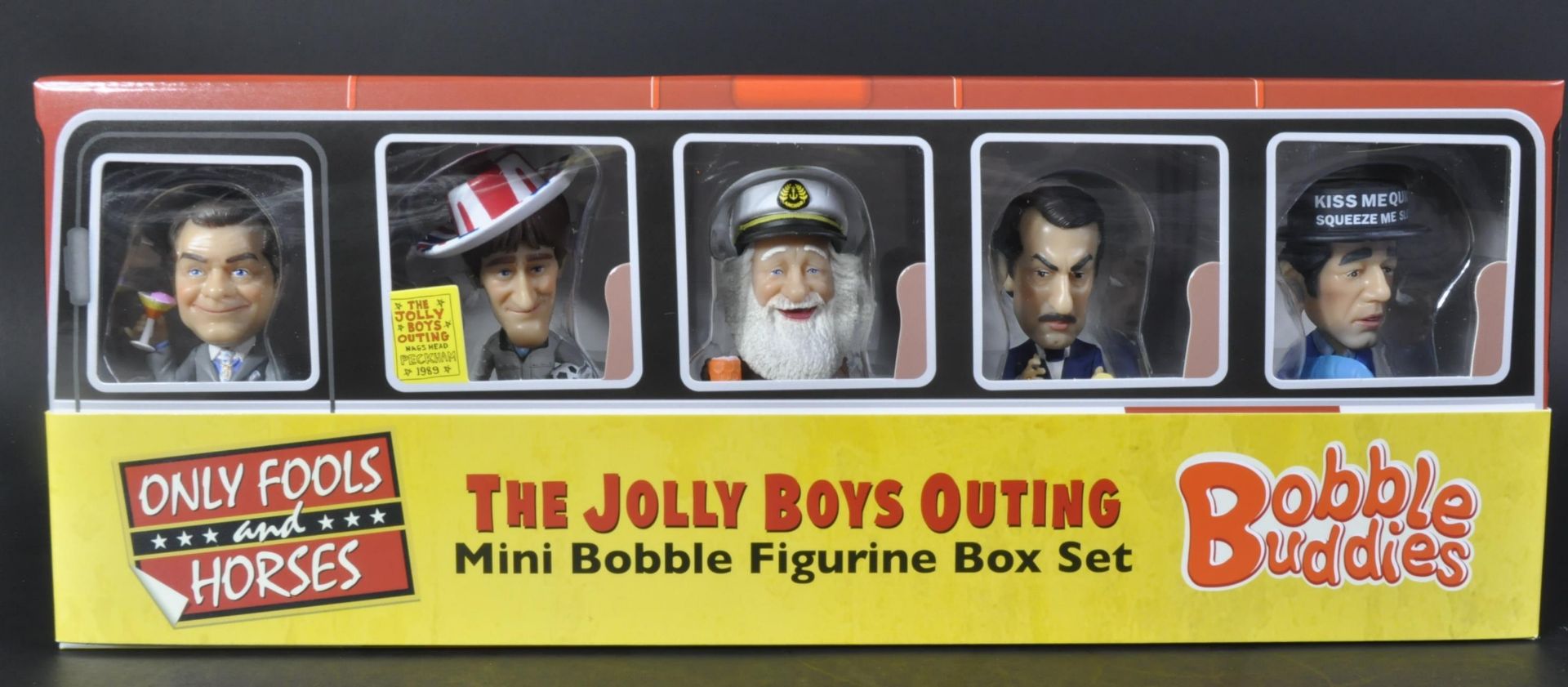 ONLY FOOLS & HORSES - LTD ED JOLLY BOYS BOBBLE HEAD COACH SIGNED - Image 6 of 6