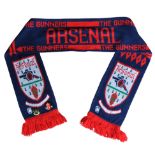 ESTATE OF JOHN CHALLIS - CHALLIS' PERSONAL ARSENAL FOOTBALL SCARF