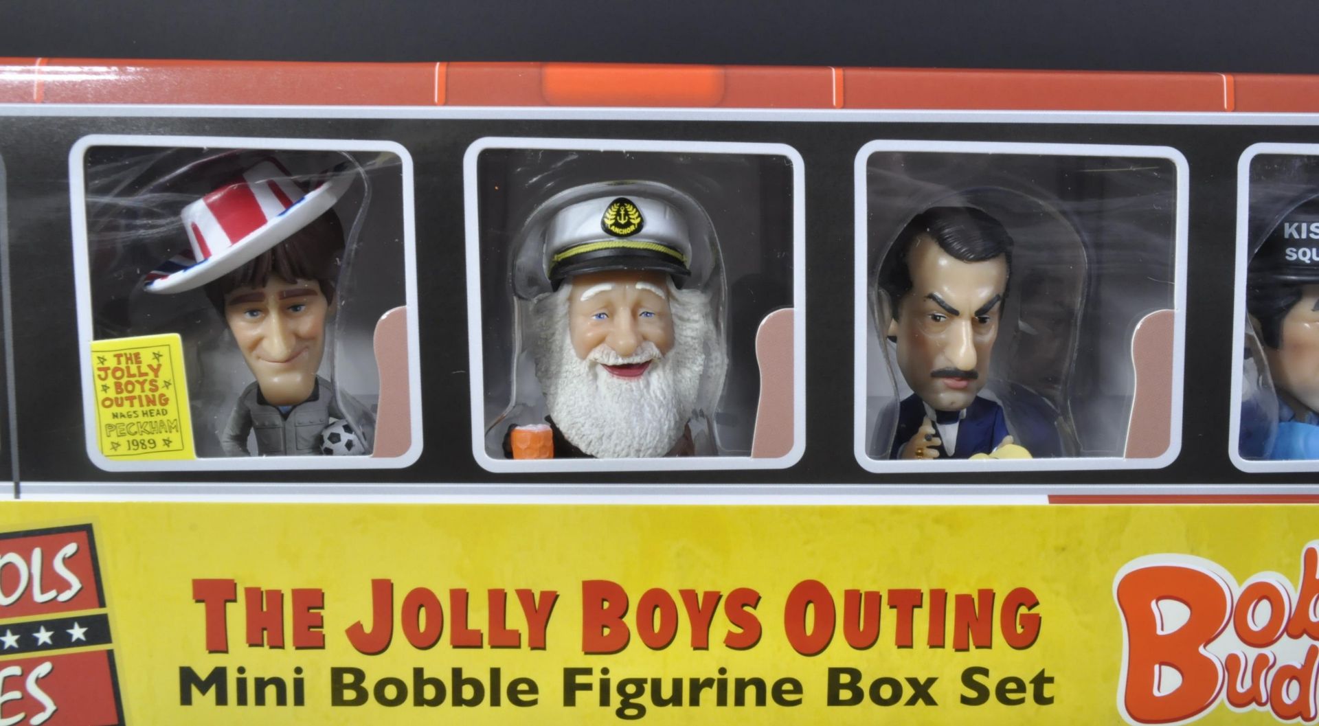 ONLY FOOLS & HORSES - LTD ED JOLLY BOYS BOBBLE HEAD COACH SIGNED - Image 4 of 6