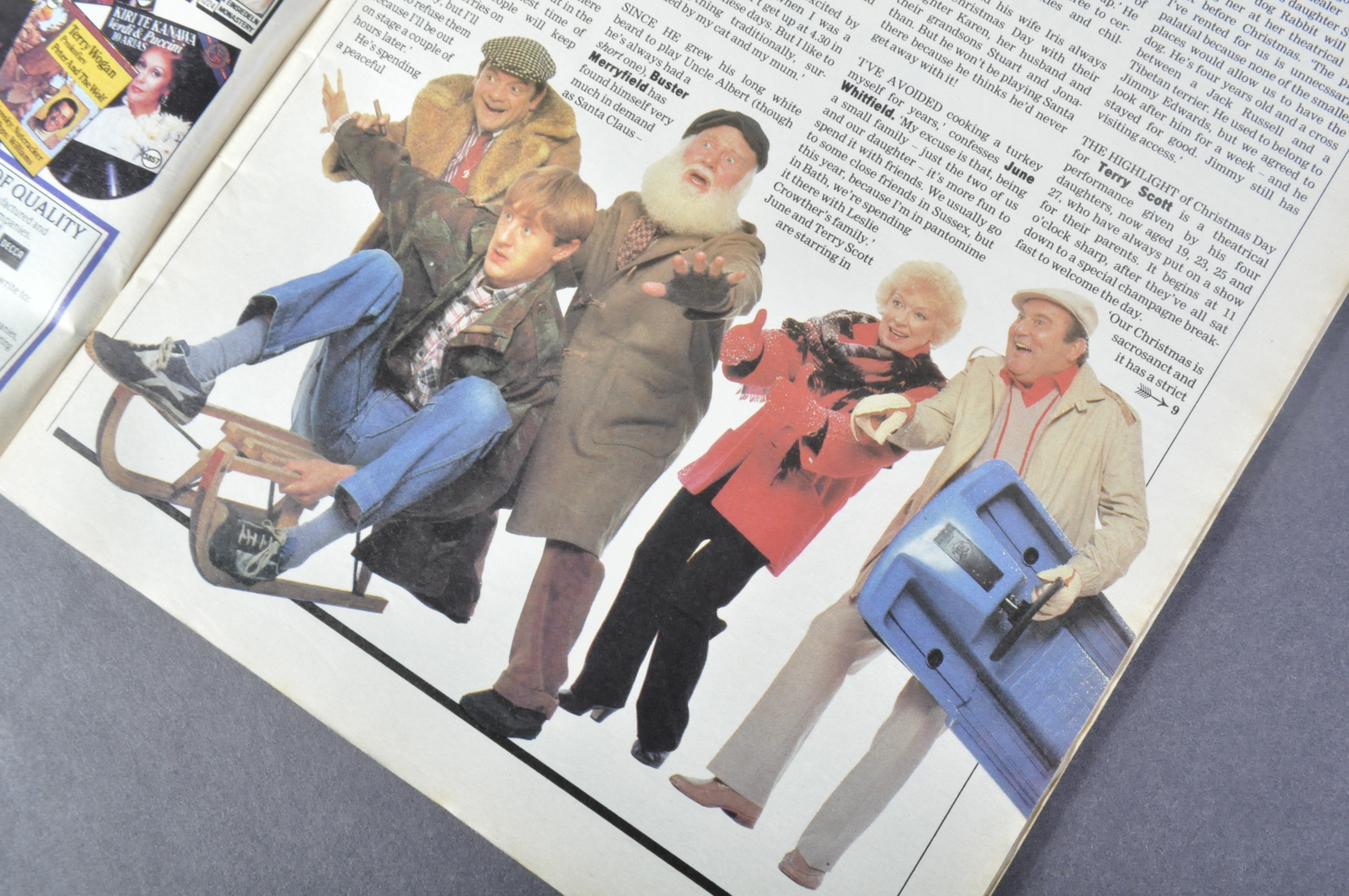 ONLY FOOLS & HORSES - RADIO TIMES - ORIGINAL VINTAGE 1985 ISSUE - Image 2 of 3