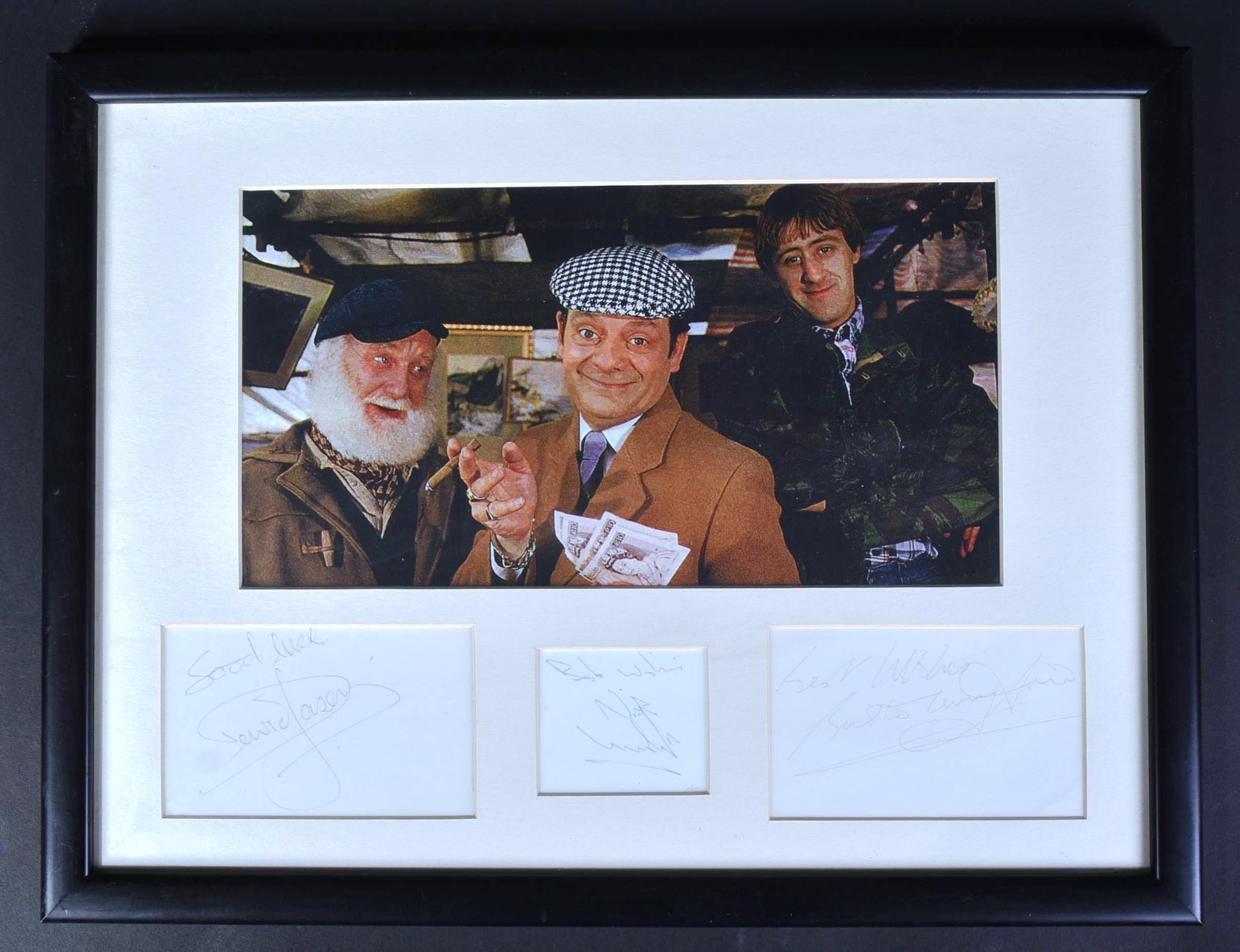 ONLY FOOLS & HORSES - TRIPLE SIGNED AUTOGRAPH PRESENTATION - Image 2 of 6
