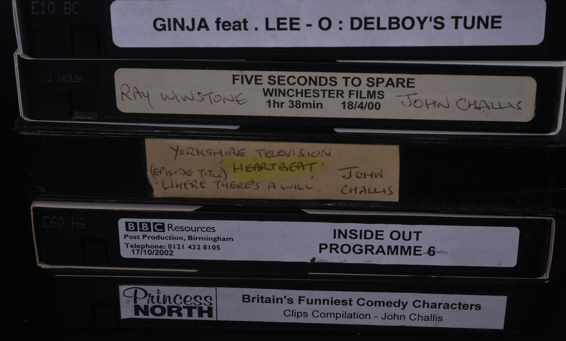 ESTATE OF JOHN CHALLIS - APPEARANCE VHS CASSETTE TAPES - Image 4 of 4