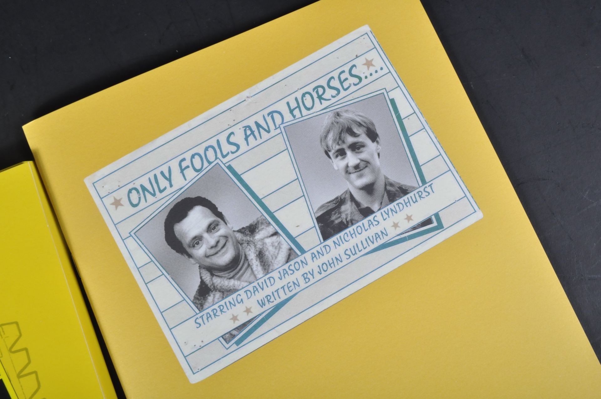 ONLY FOOLS & HORSES - ROYAL MAIL 40TH ANNIVERSARY SIGNED SCRIPT FOLDER - Image 3 of 8