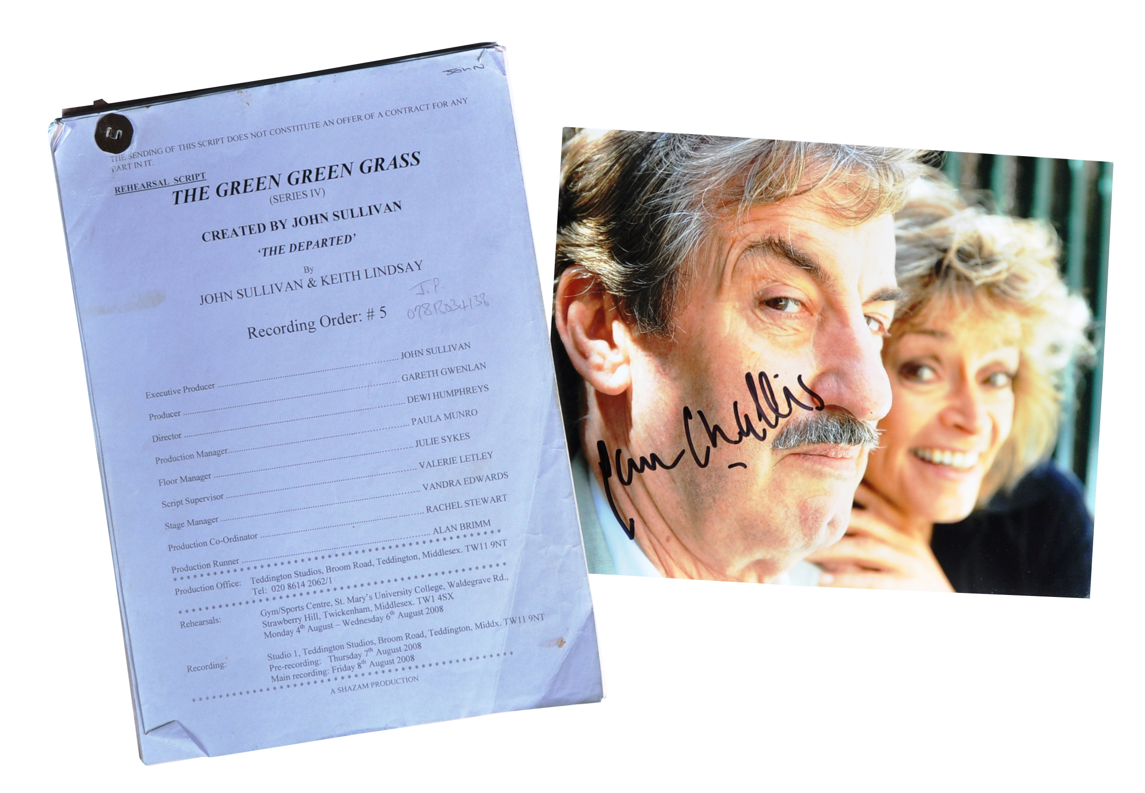 ESTATE OF JOHN CHALLIS - GREEN GREEN GRASS SCRIPT