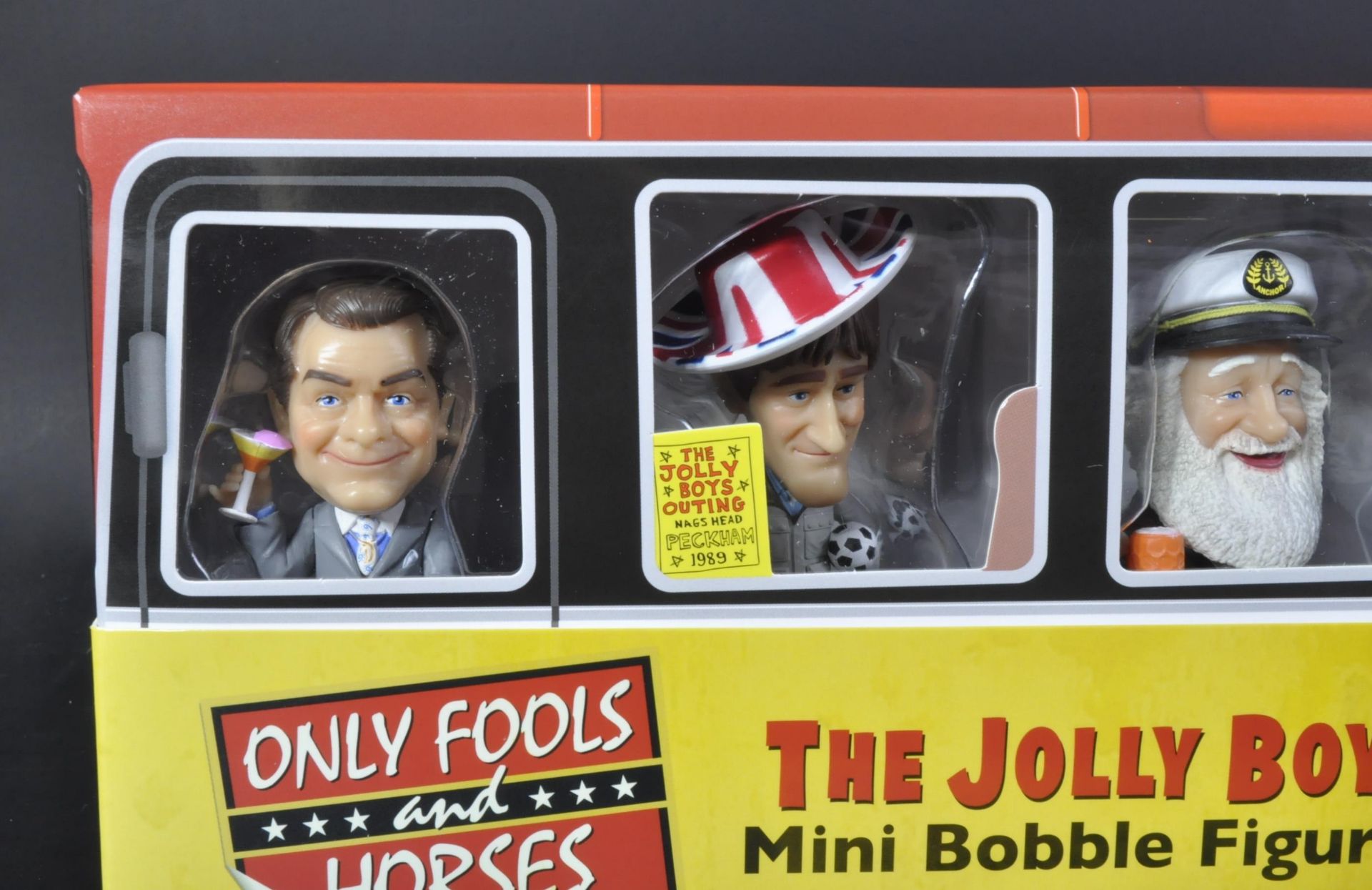 ONLY FOOLS & HORSES - LTD ED JOLLY BOYS BOBBLE HEAD COACH SIGNED - Image 3 of 6