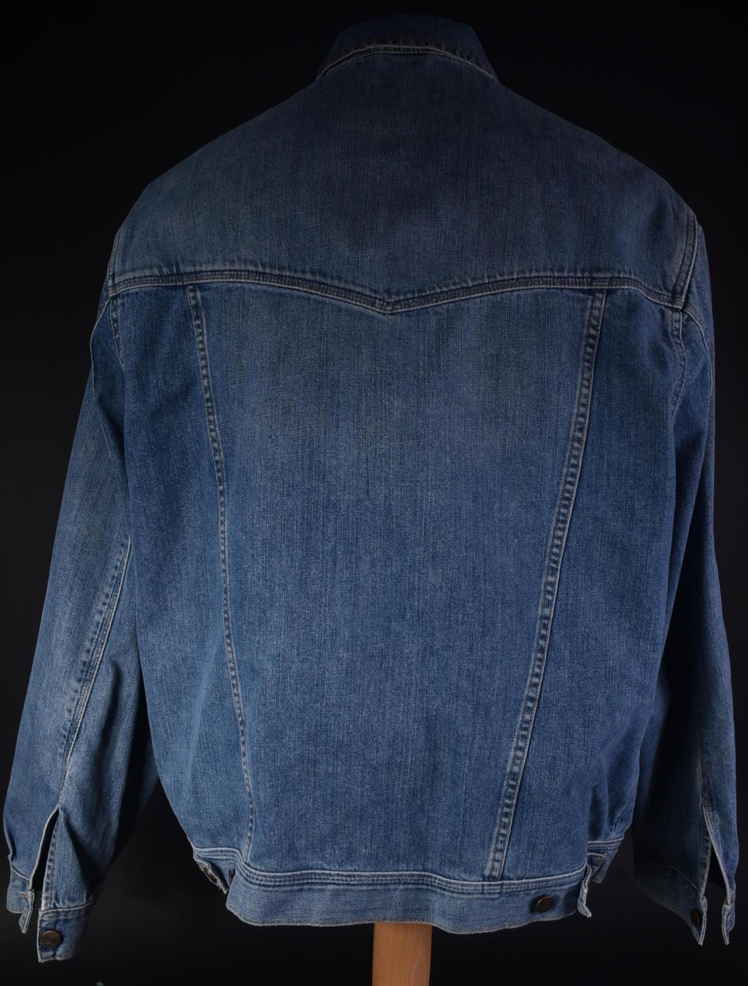 ESTATE OF JOHN CHALLIS - GREEN GREEN GRASS DENIM JACKET PROP - Image 4 of 7