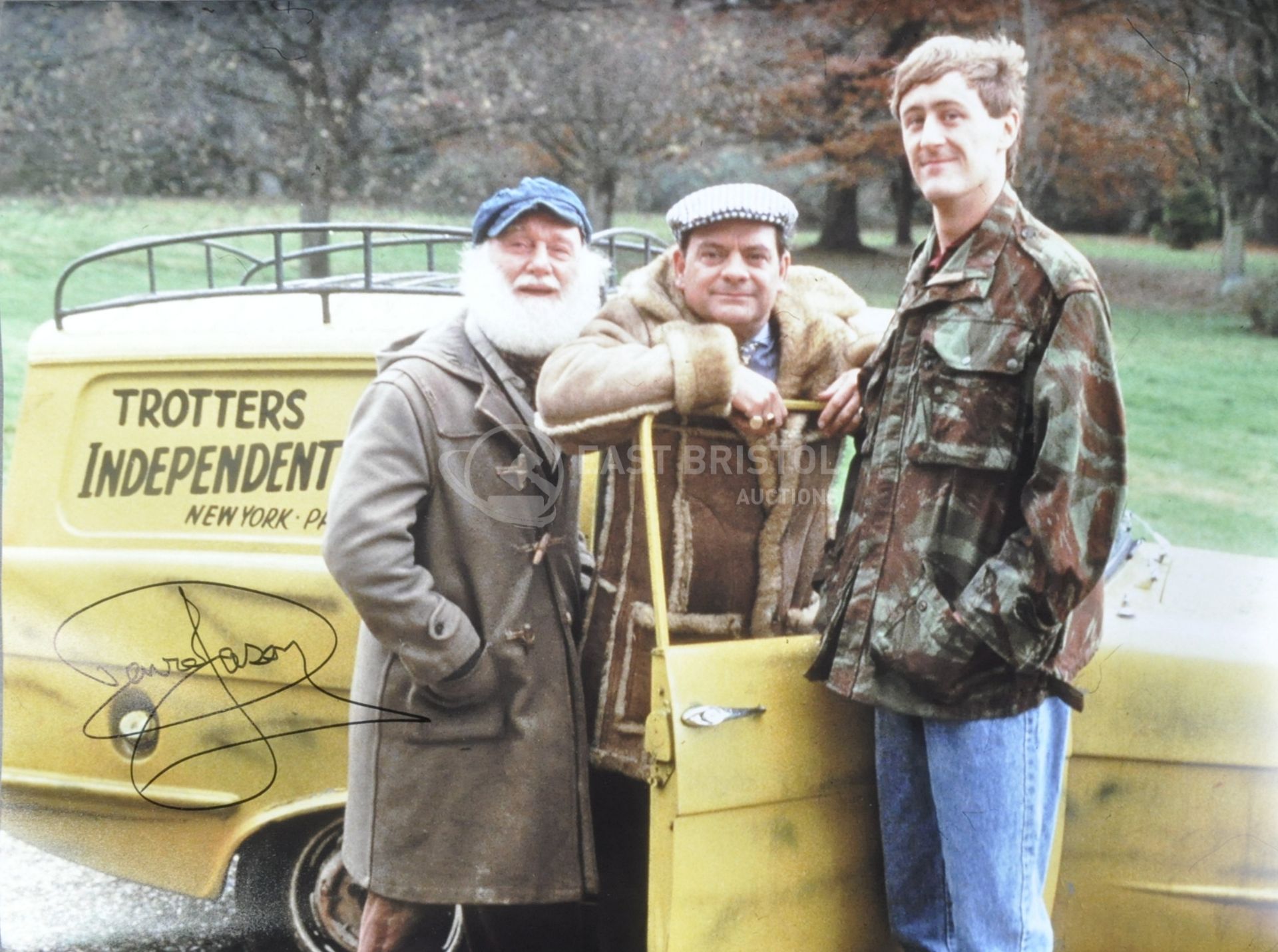 ONLY FOOLS & HORSES - DAVID JASON SIGNED 16X12