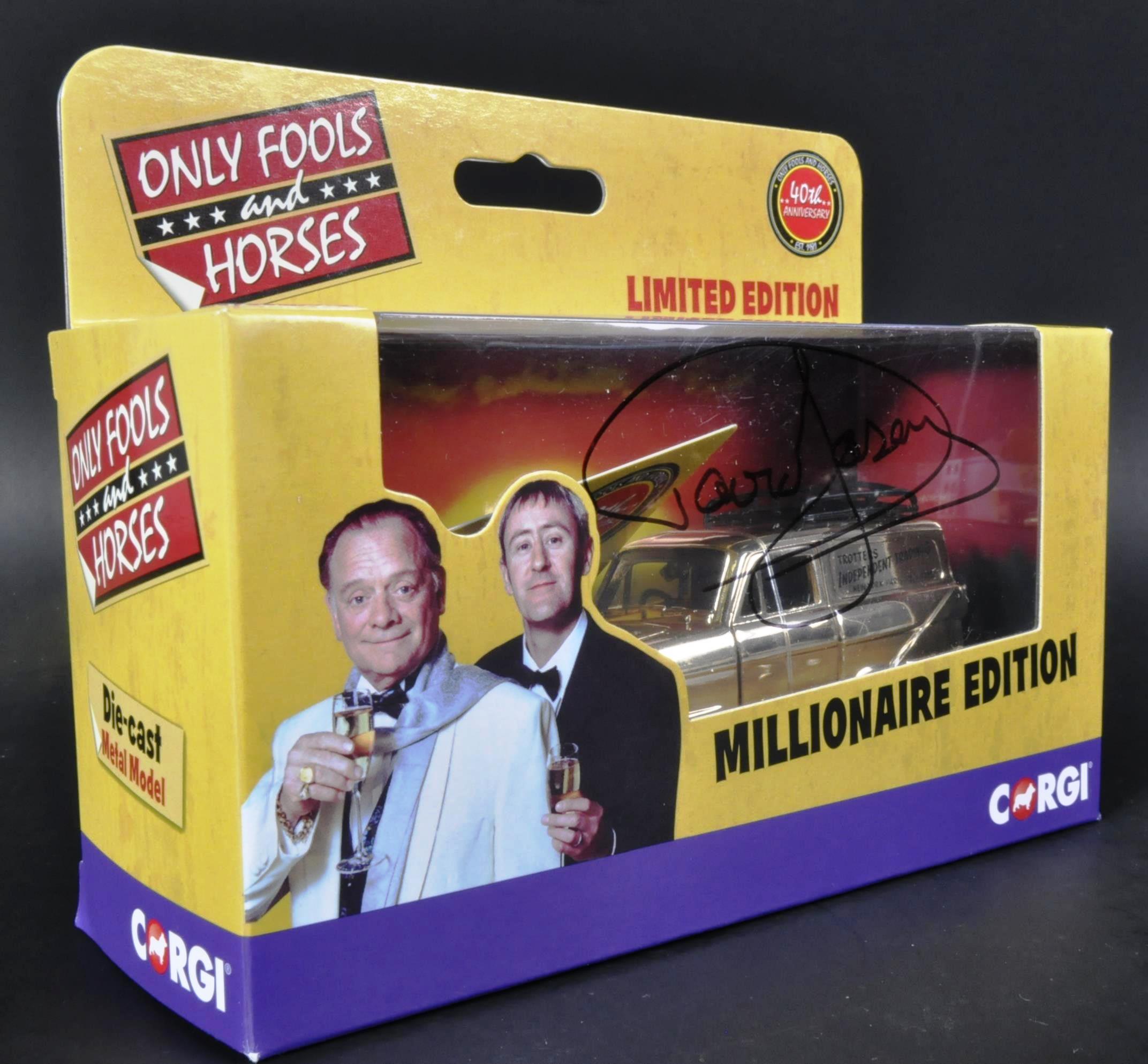 ONLY FOOLS & HORSES - AUTOGRAPHED GOLD TROTTER VAN - Image 4 of 4
