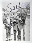 ONLY FOOLS & HORSE S - JASON & LYNDHURST SIGNED PHOTOGRAPH