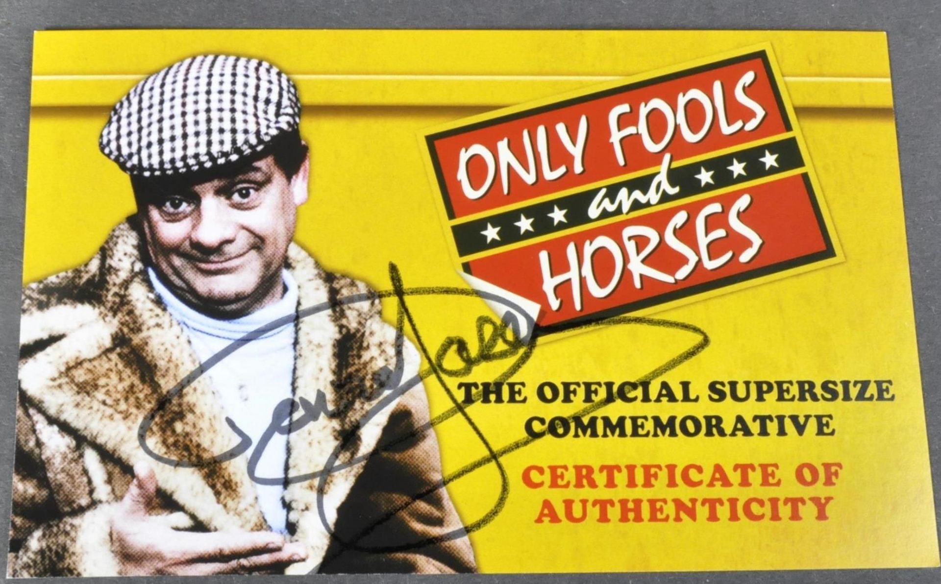 ONLY FOOLS & HORSES - WESTMINSTER - SUPERSIZE MEDAL - SIGNED - Image 3 of 5