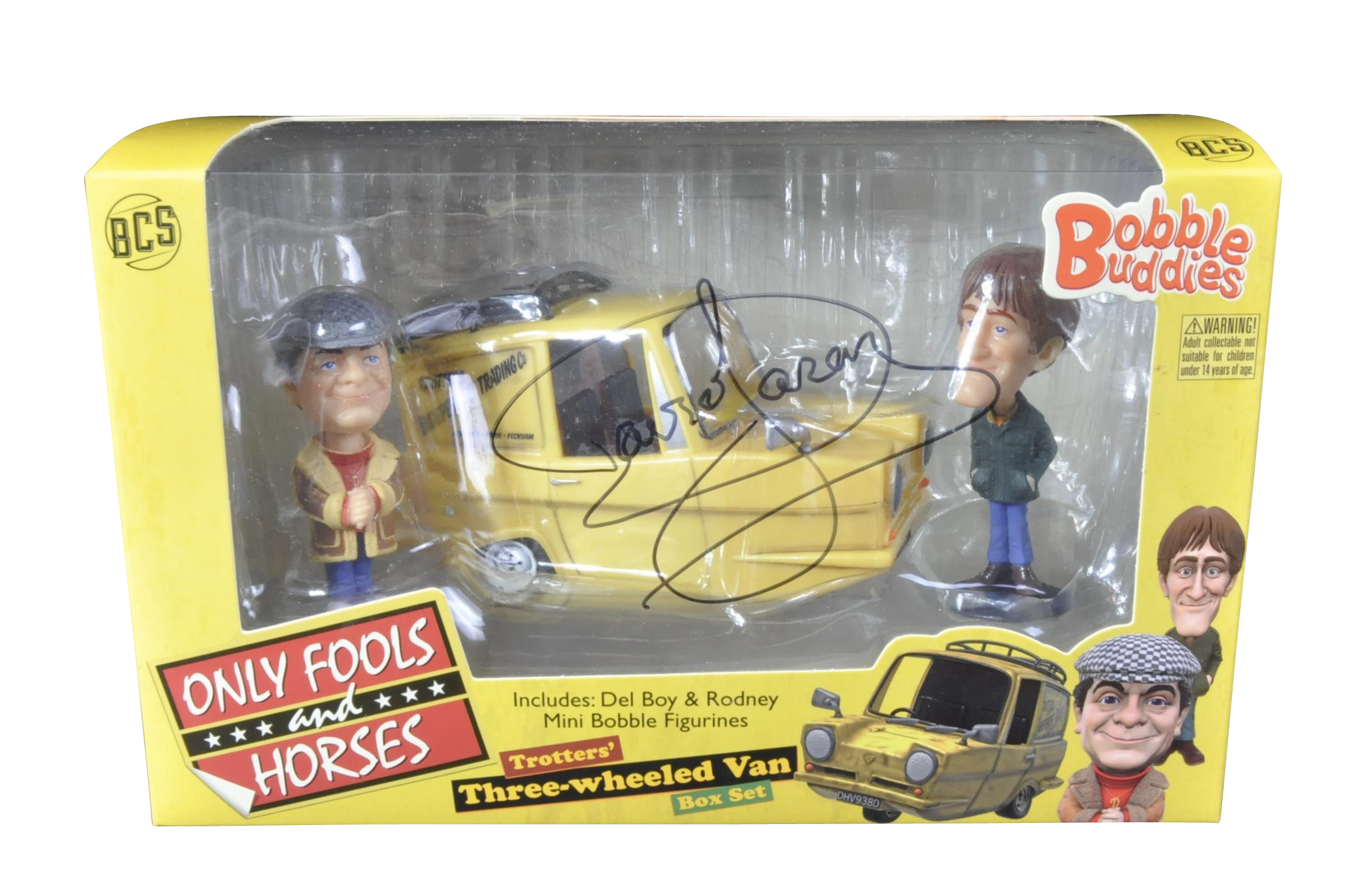 ONLY FOOLS & HORSES - DAVID JASON SIGNED TROTTER VAN SET