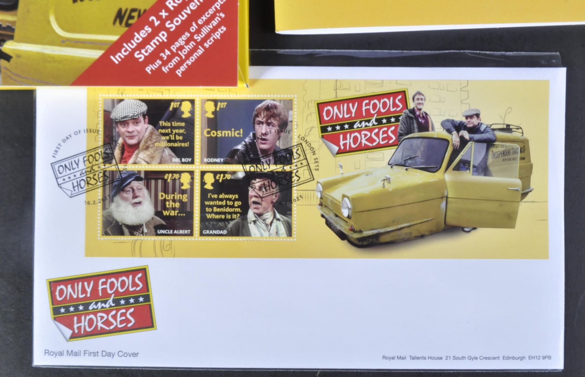 ONLY FOOLS & HORSES - ROYAL MAIL 40TH ANNIVERSARY SIGNED SCRIPT FOLDER - Image 4 of 8