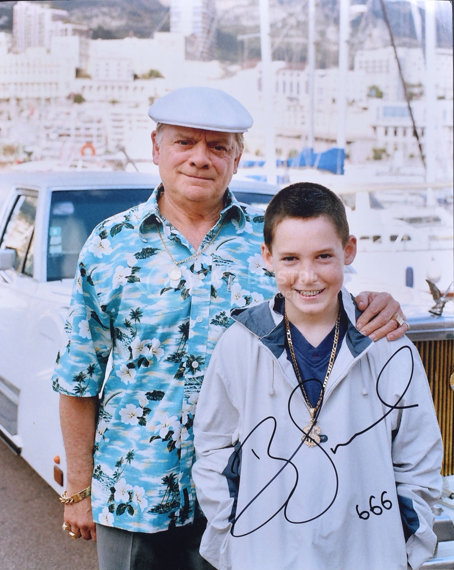 ONLY FOOLS & HORSES - BEN SMITH (DAMIEN) - SIGNED 8X10" PHOTO