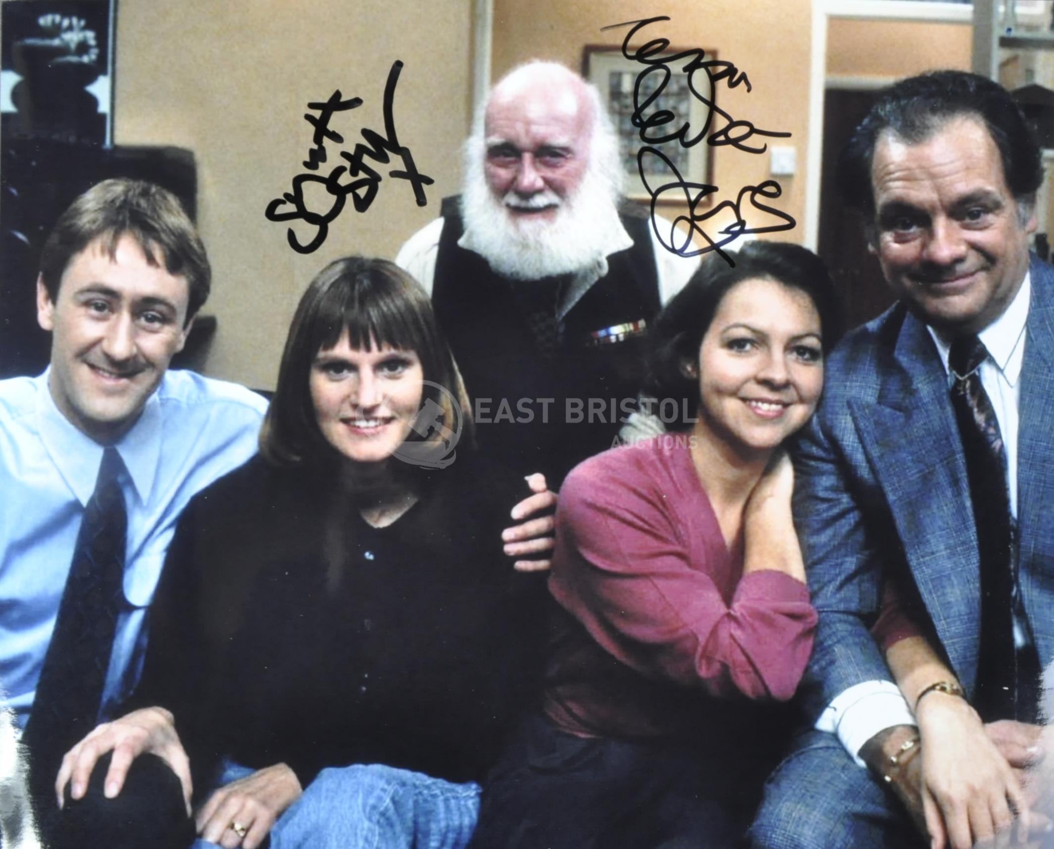 ONLY FOOLS & HORSES - TROTTER WIVES DUAL SIGNED PHOTOGRAPH