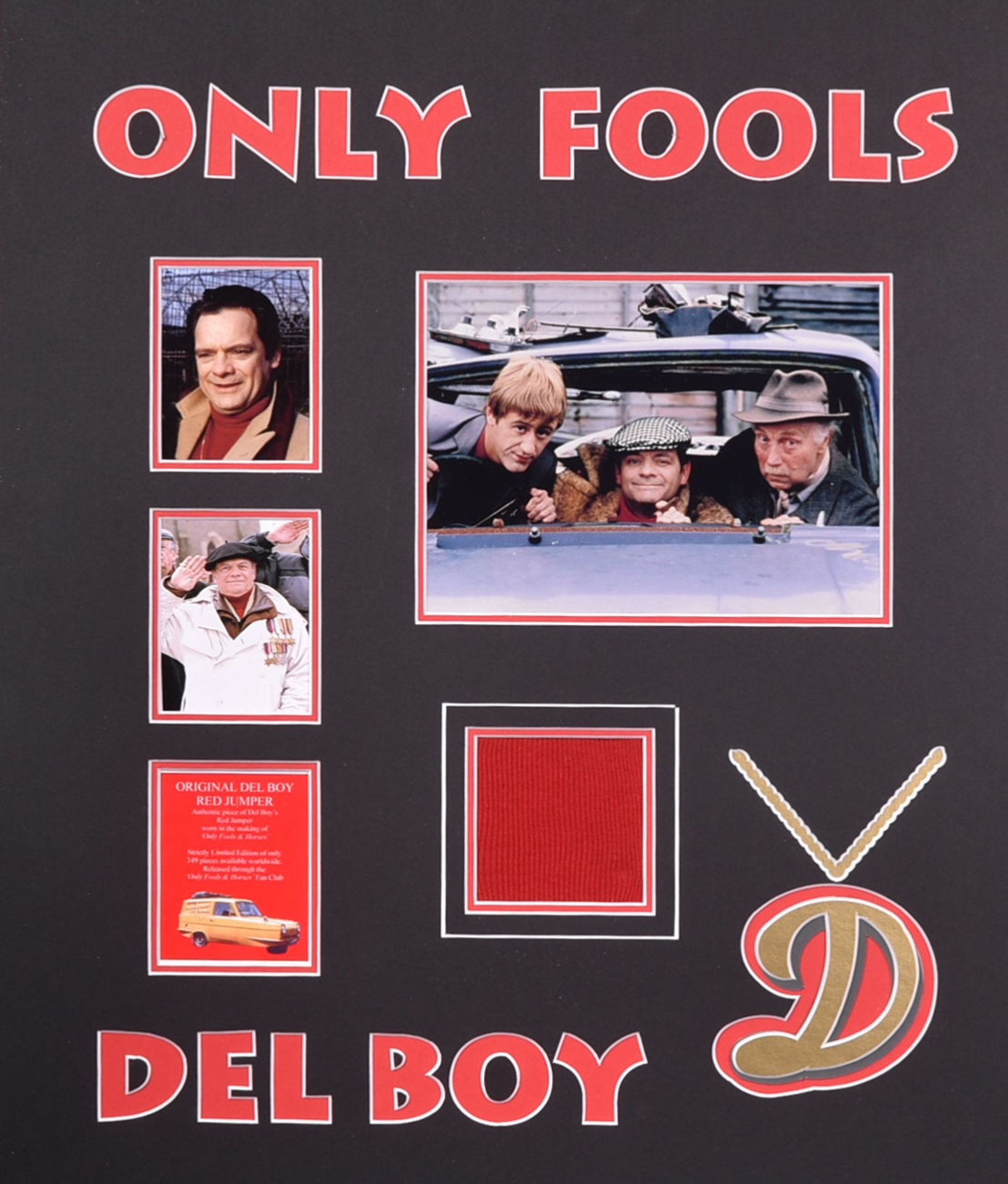 ONLY FOOLS & HORSES - ORIGINAL DEL BOY COSTUME SWATCH