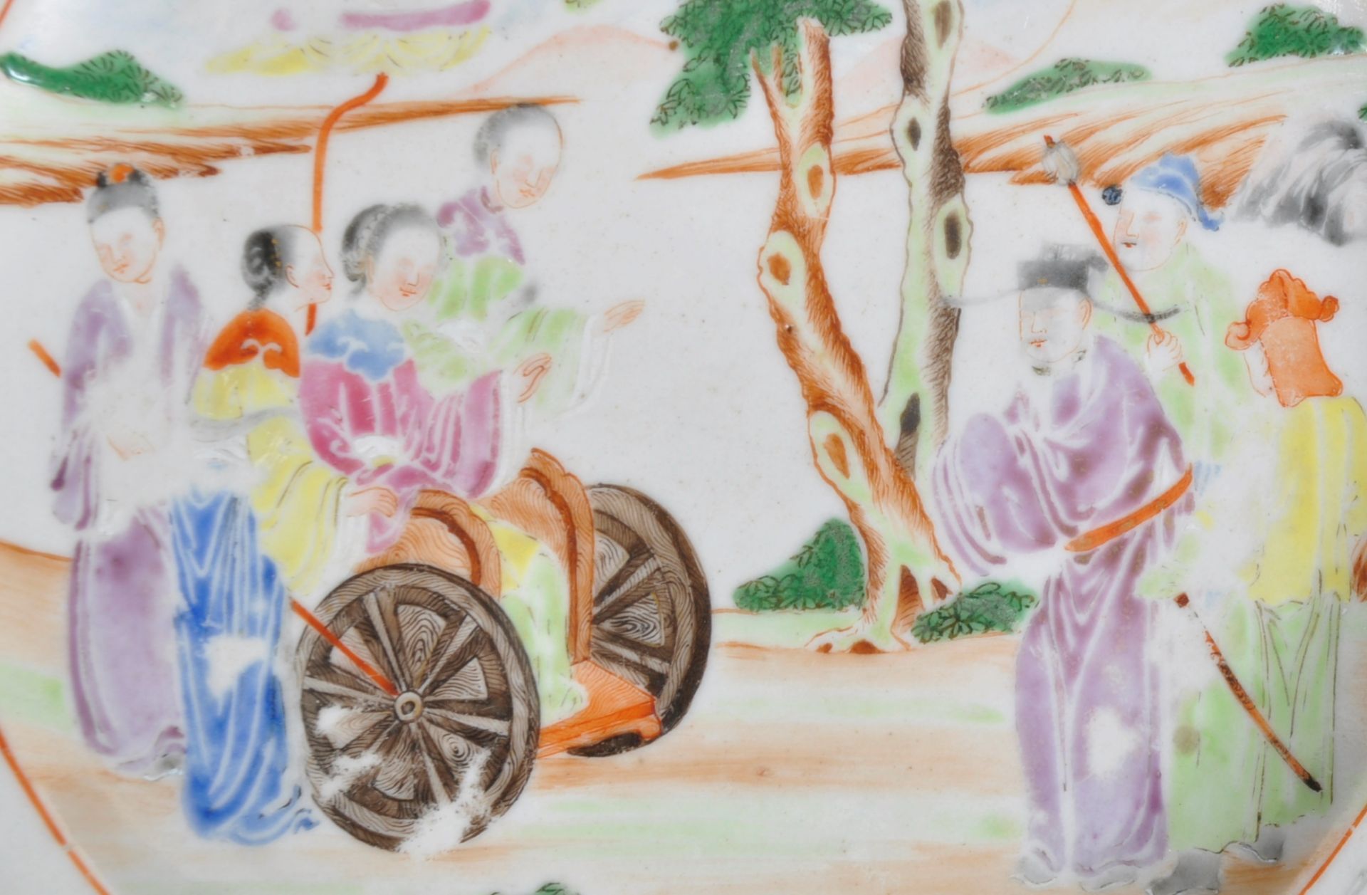 19TH CENTURY CHINESE HAND PAINTED PLATE - Image 3 of 6